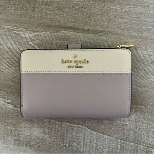Kate Spade Madison Medium Bifold Wallet Lilac/Light Purple 💜